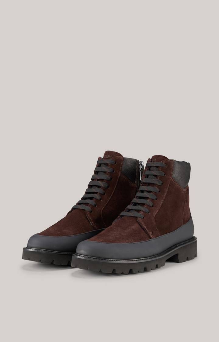 Joop Boots Hektor Velluto Misto in Dunkelbraun