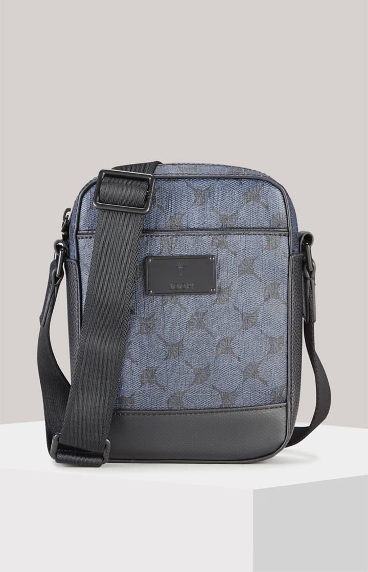 Joop Schultertasche Mazzolino Rafael in Dunkelblau gemustert Letzte 3 Tage