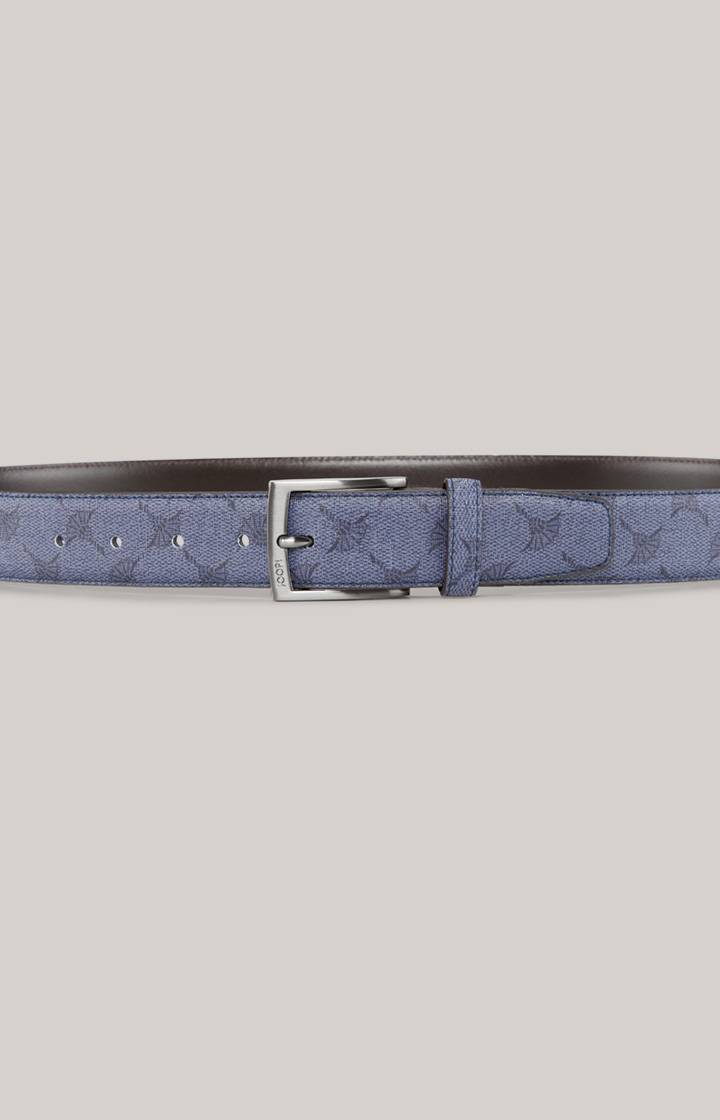 Joop Cornflower-Ledergürtel in Blau gemustert Kostenloser Versand international