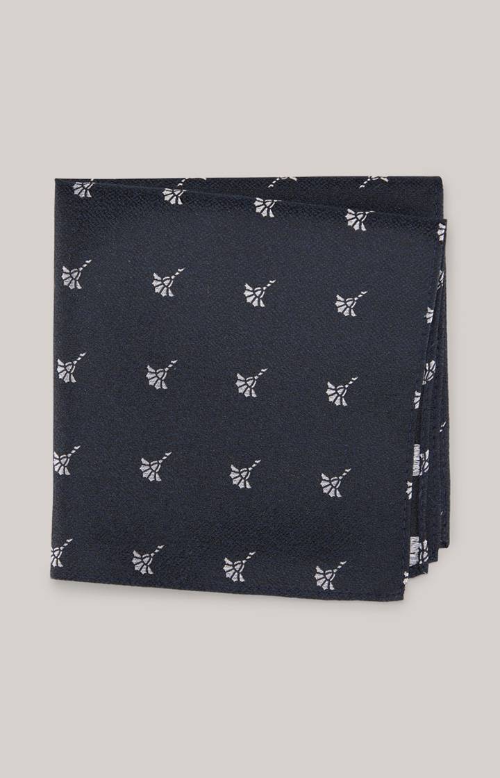Joop Cornflower Seiden-Einstecktuch in Navy gemustert Zeitbegrenzte Promotion