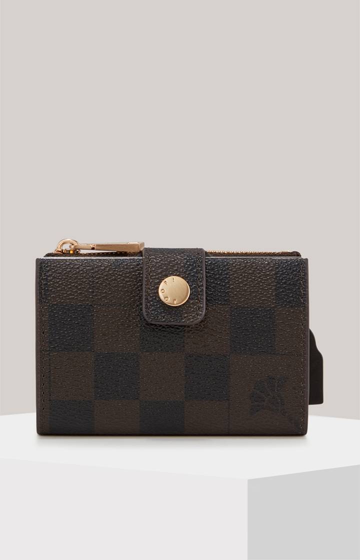 Joop Karten-Etui Cortina Piazza C-Four in Dunkelbraun Im Verkauf
