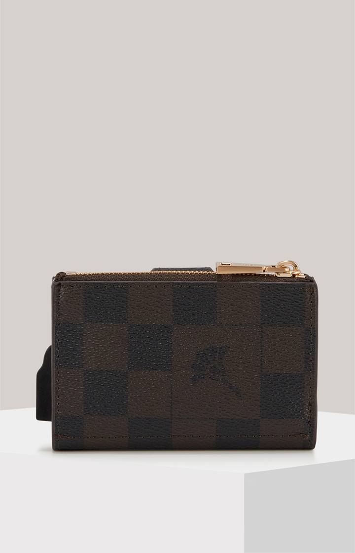Joop Karten-Etui Cortina Piazza C-Four in Dunkelbraun Im Verkauf