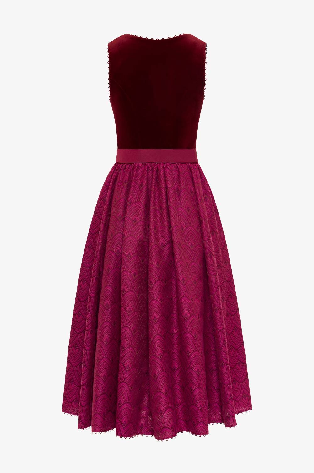 Kinga Mathe Dirndl Laval in Bordeaux Sonderangebot der Fabrik
