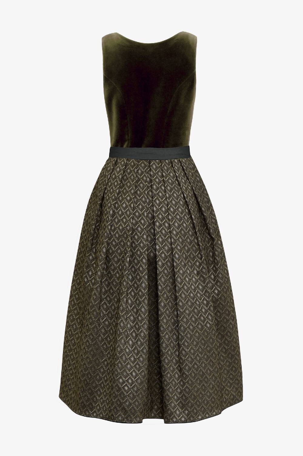 Kinga Mathe Dirndl Enola in Olive VIP-Rabatte