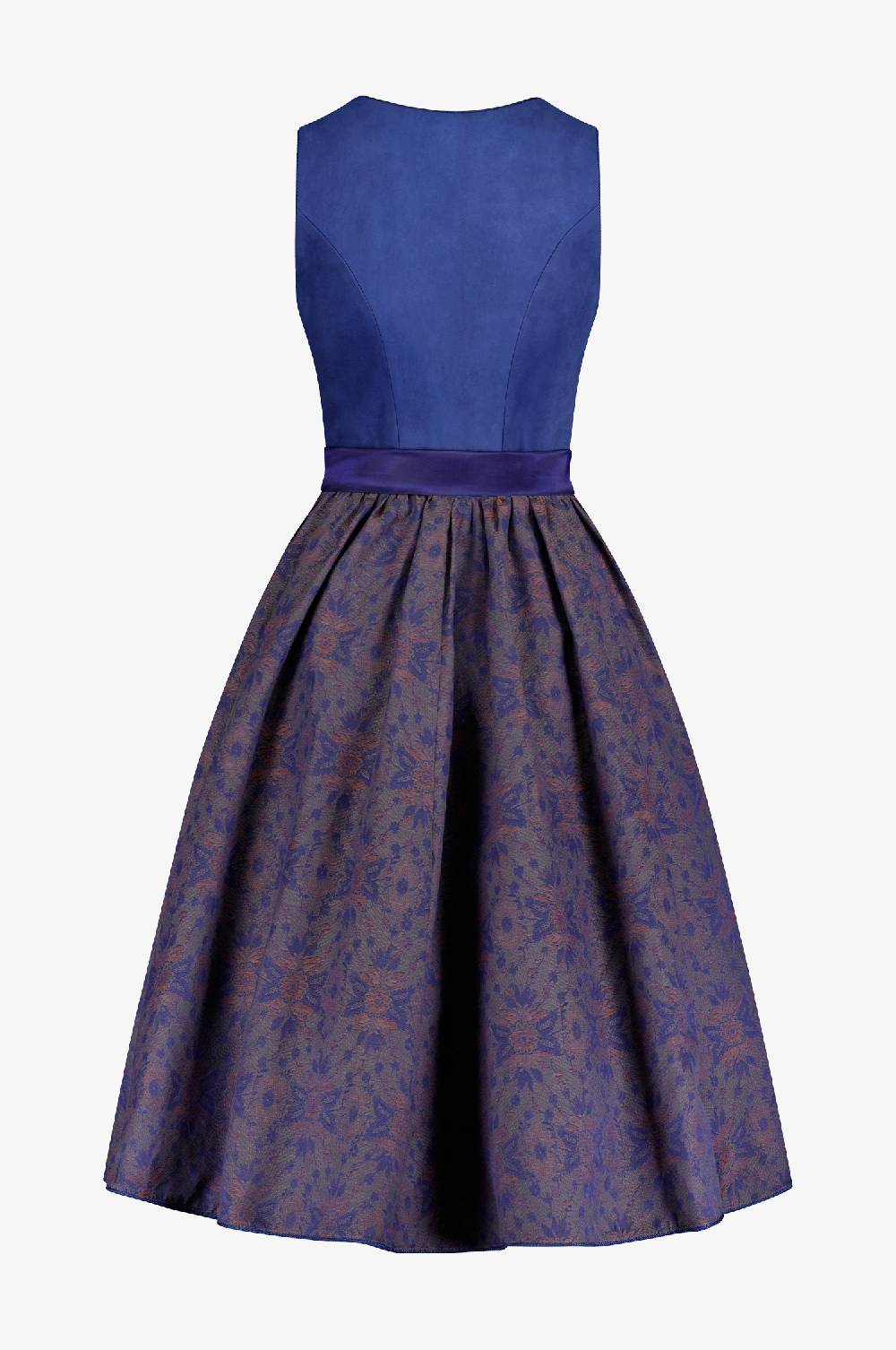 Kinga Mathe Lederdirndl Panama in Blau Black Friday Preise