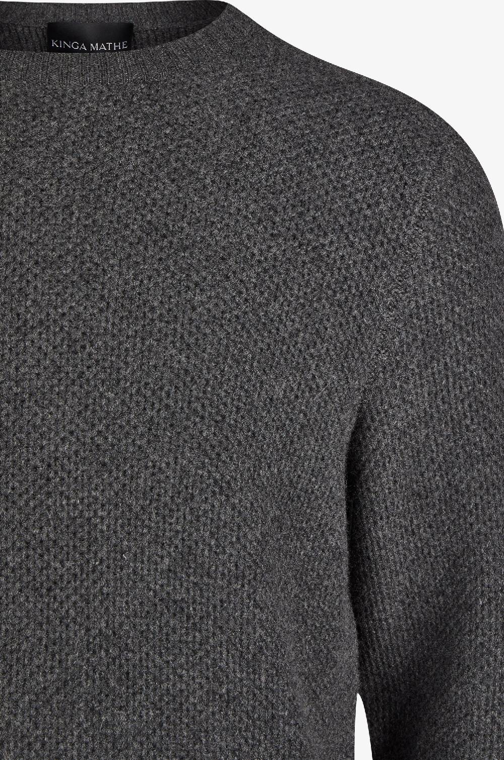 Kinga Mathe Cashmere Pullover Charles in Grau im Angebot