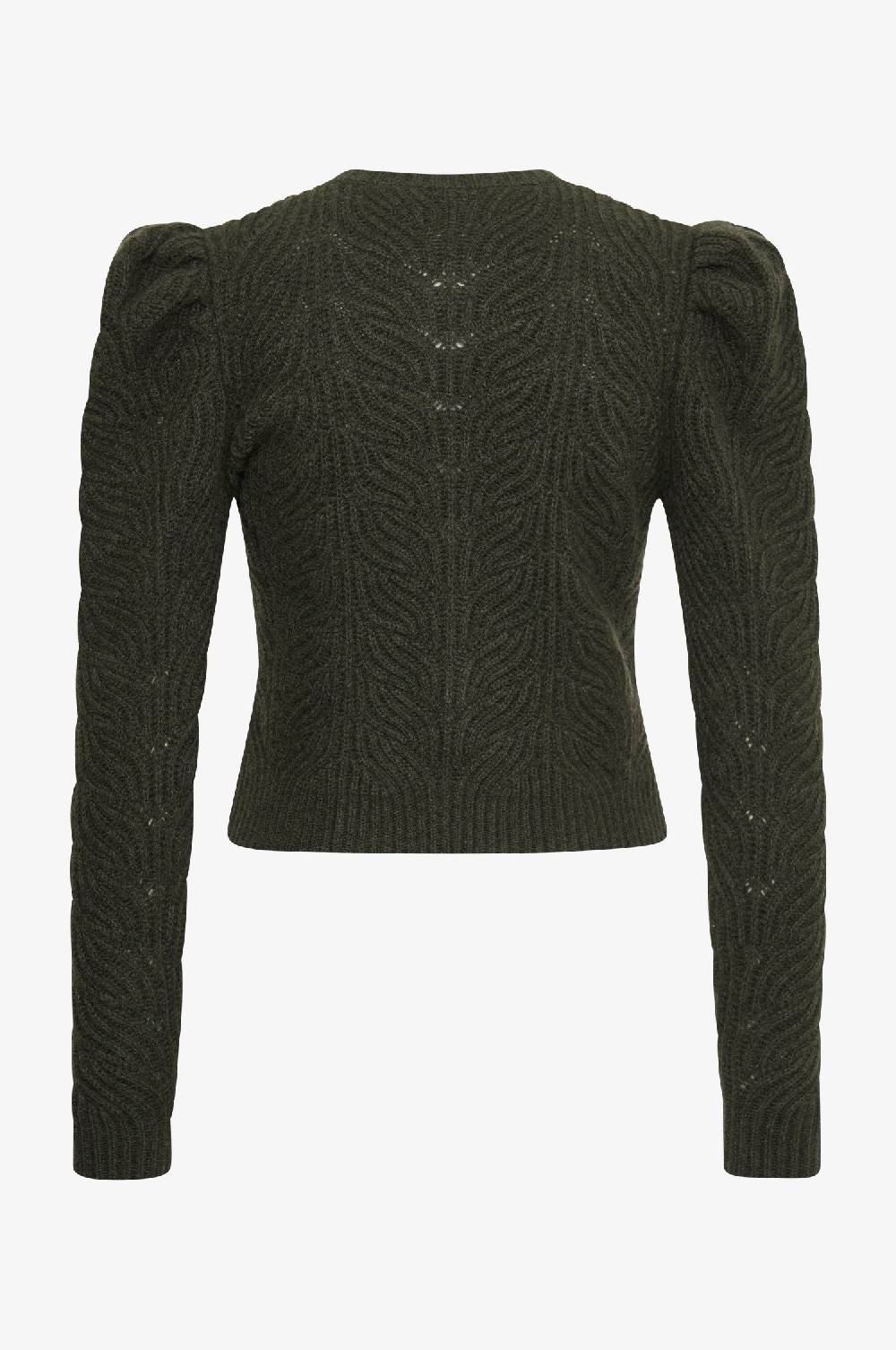 Kinga Mathe Cashmere Strickjacke Marie in Olive Speichern exportieren