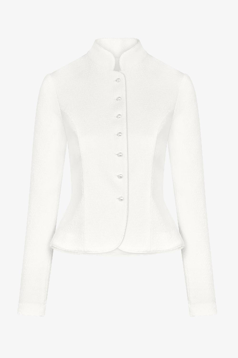 Kinga Mathe Trachtenjacke Mila in Weiß 50% Rabatt für begrenzte Zeit