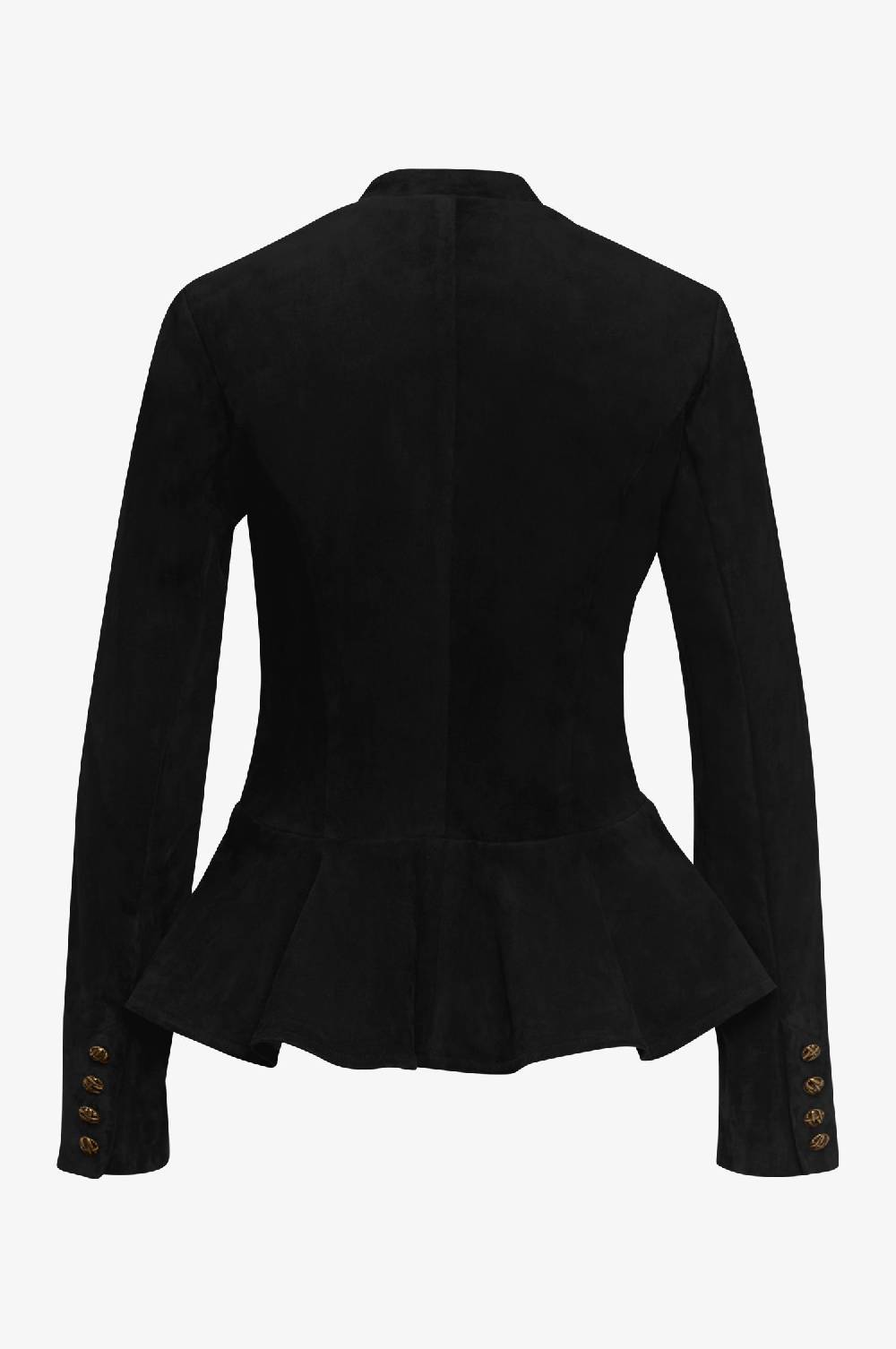 Kinga Mathe Lederjacke Ann-Kathrin in Schwarz Top Angebot
