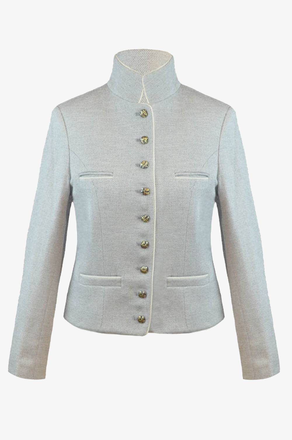 Kinga Mathe Jacke Constanze in Hellgrau Letzter Tag