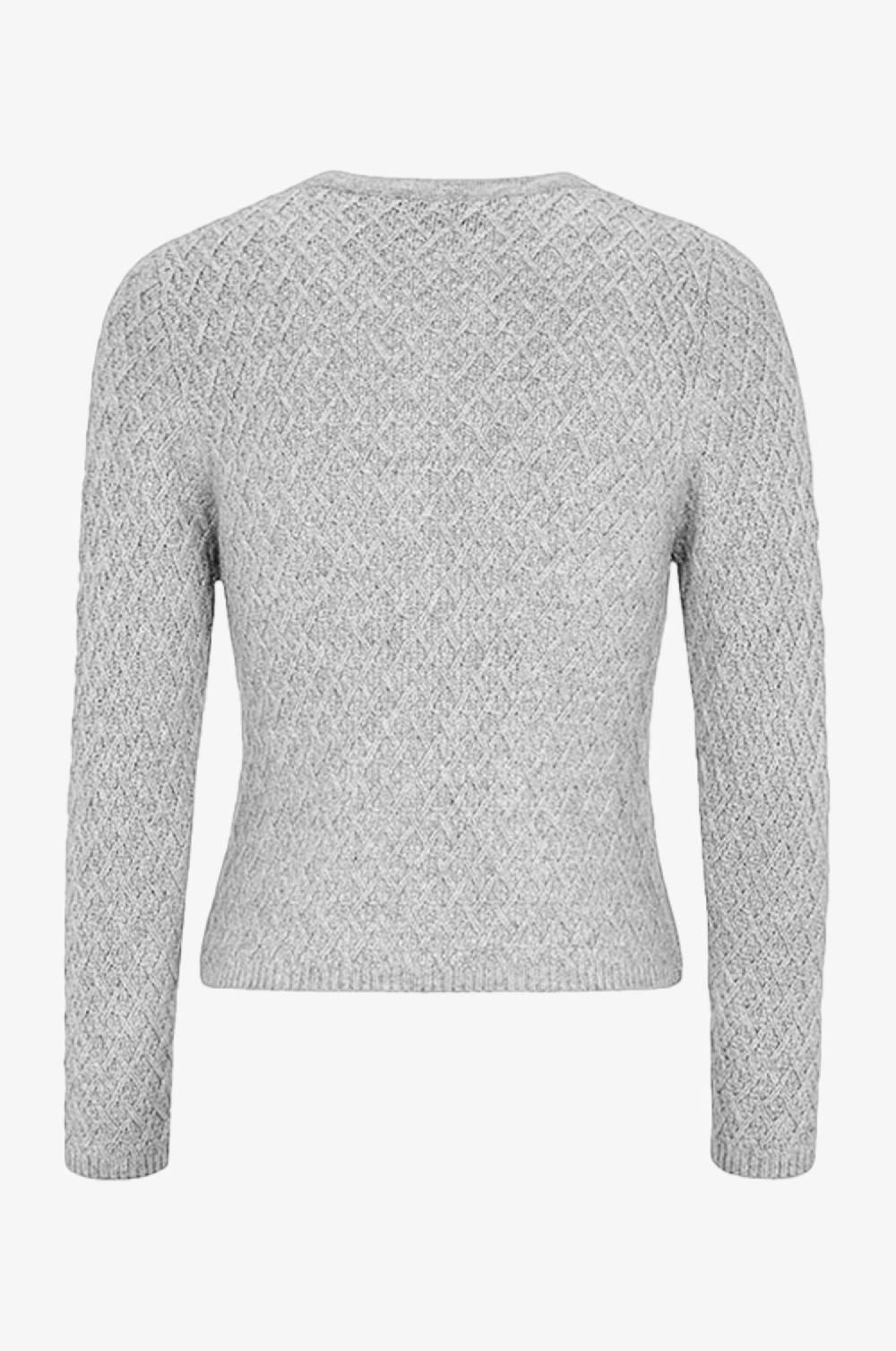 Kinga Mathe Cashmere Strickjacke Flora in Grau Kostenloser Versand international