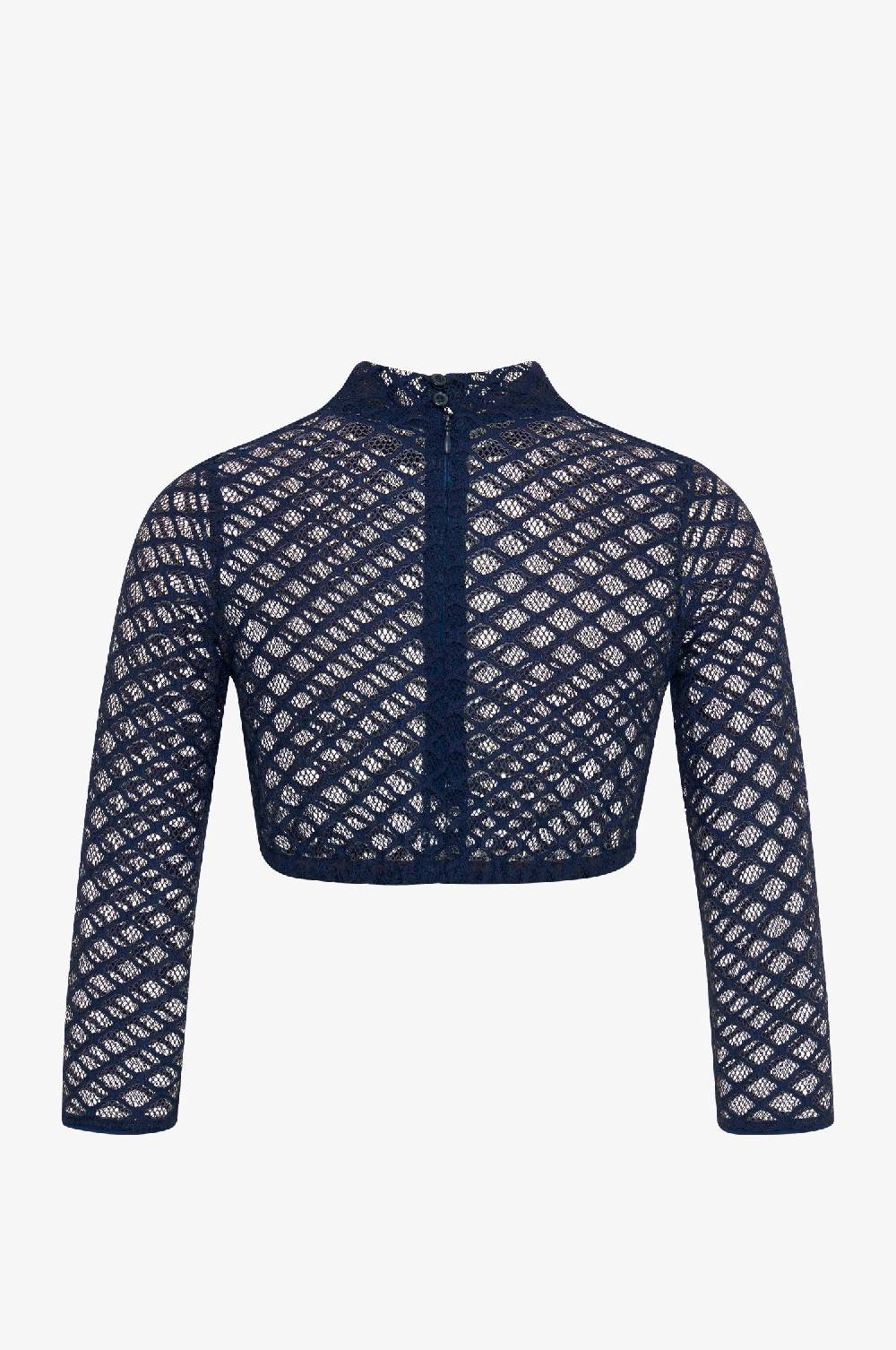 Kinga Mathe Dirndlbluse Inga in Marine Rabatte dieses Monats