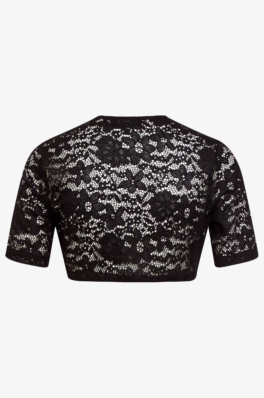 Kinga Mathe Dirndlbluse Frieda in Schwarz Fabrikpreis