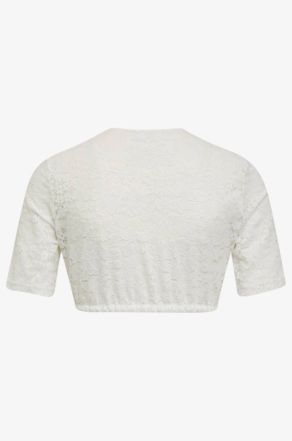 Kinga Mathe Dirndlbluse Frieda in Weiß Sonderangebot