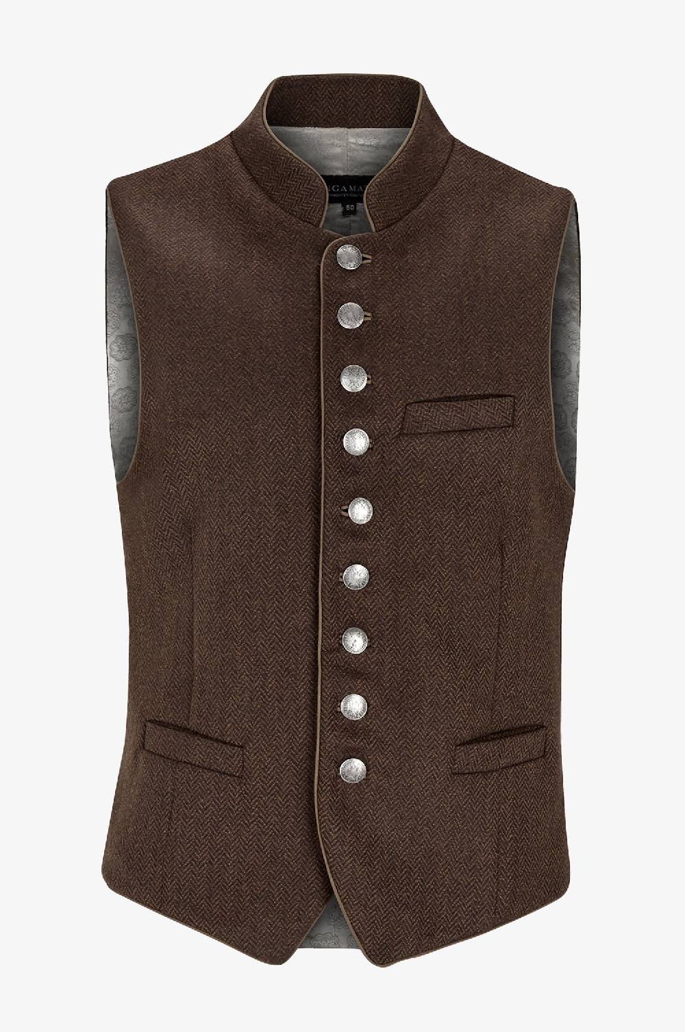 Kinga Mathe Gilet Nick aus Schurwolle in Bordeaux Weihnachtsangebot