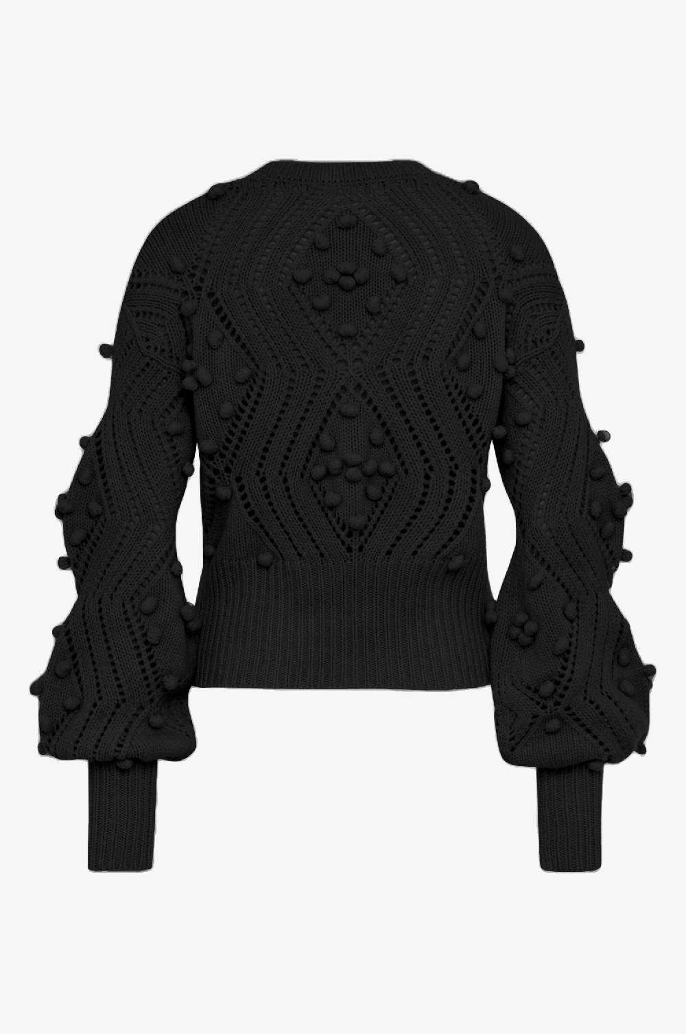 Kinga Mathe Cashmere Pullover Thea in Schwarz Neuheiten