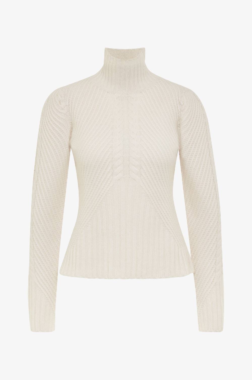 Kinga Mathe Cashmere Pullover Clara in Ivory Riesige Ersparnisse