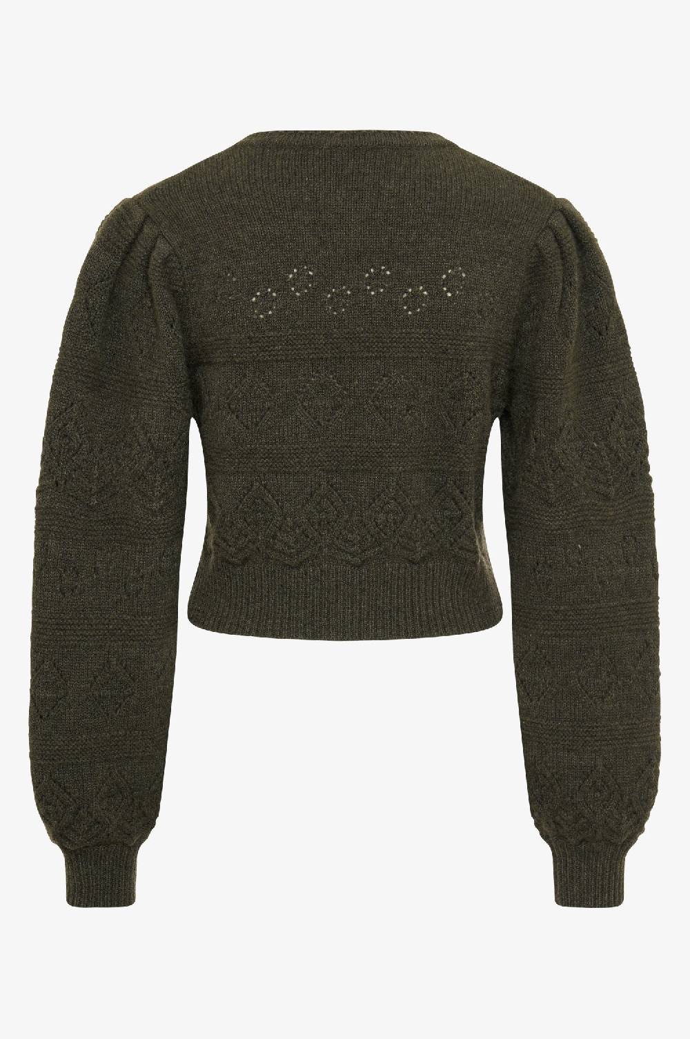 Kinga Mathe Cashmere Strickjacke Dakota in Olive Kostenlose Rückgabe