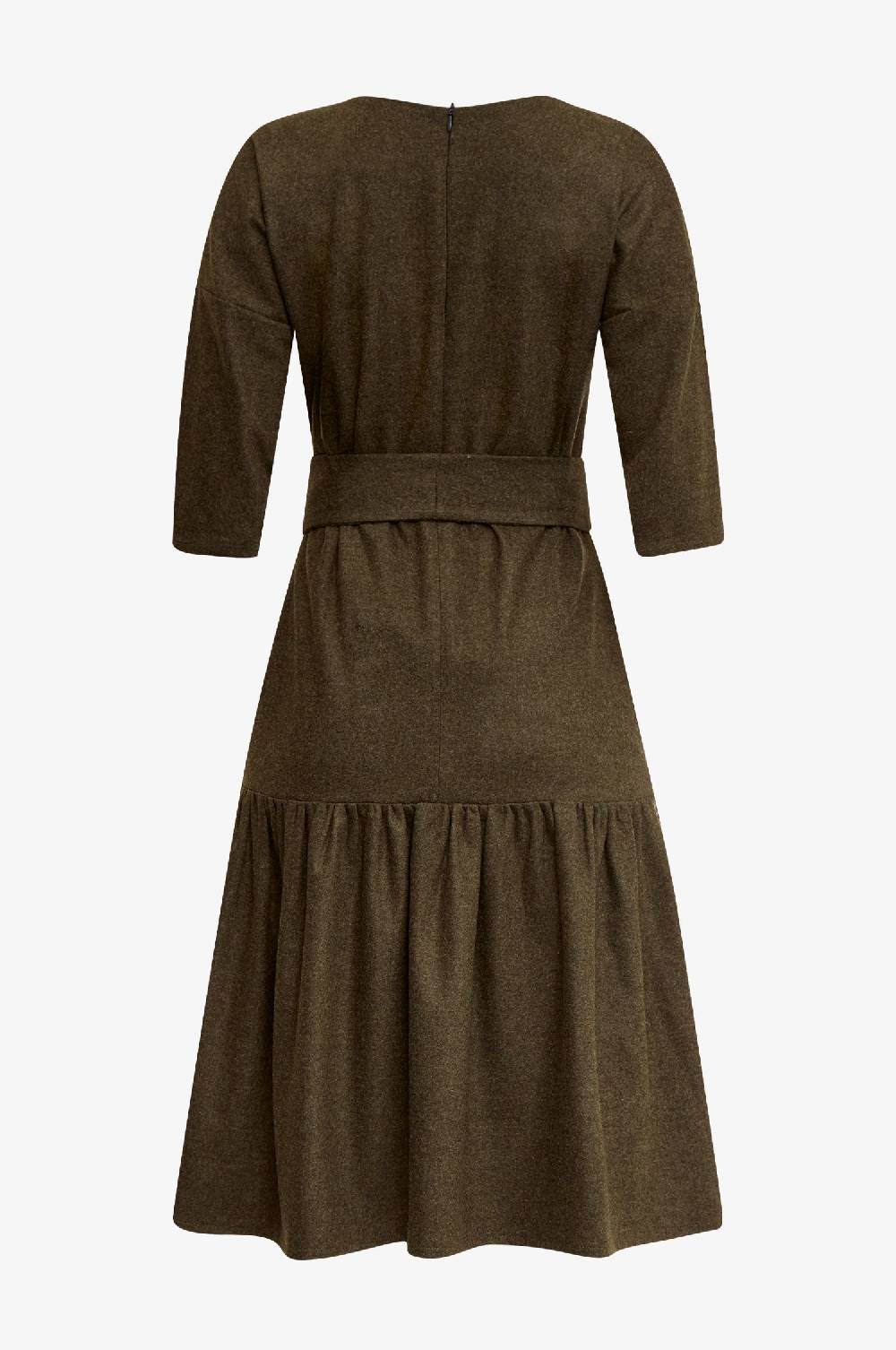 Kinga Mathe Kleid Isabella in Loden JETZT KAUFEN