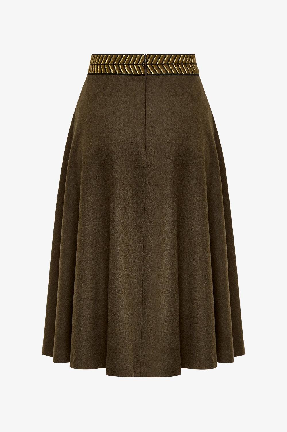 Kinga Mathe Rock Alba in Olive Neueste Stile