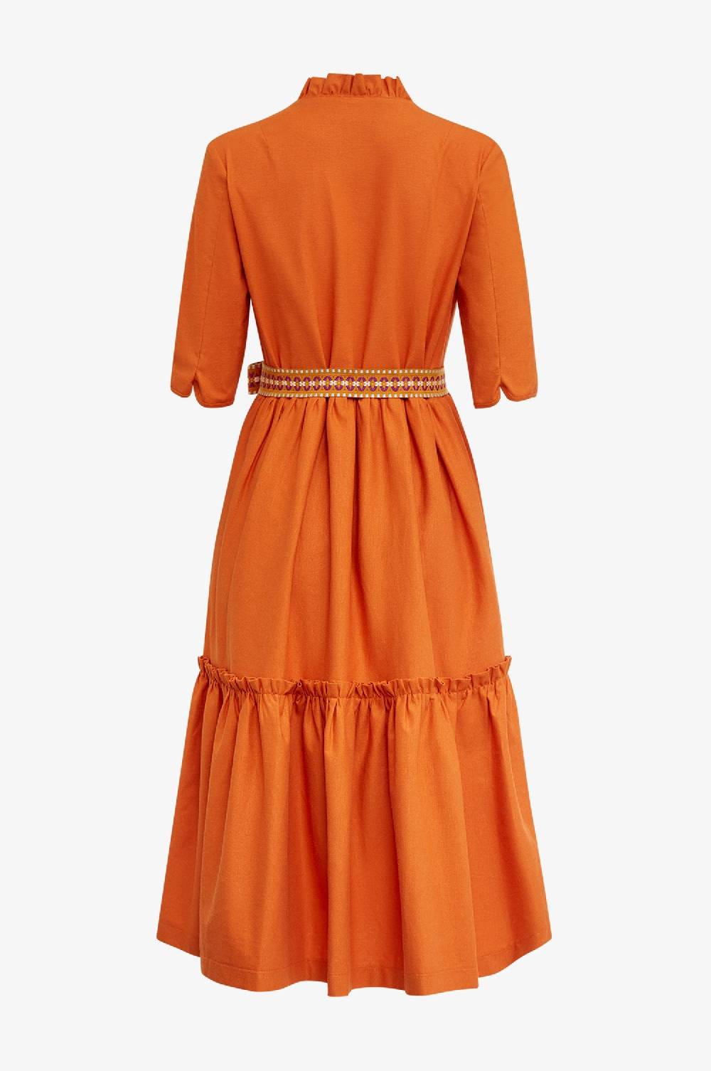Kinga Mathe Kleid Sue in Orange Bis zu 60% Rabatt