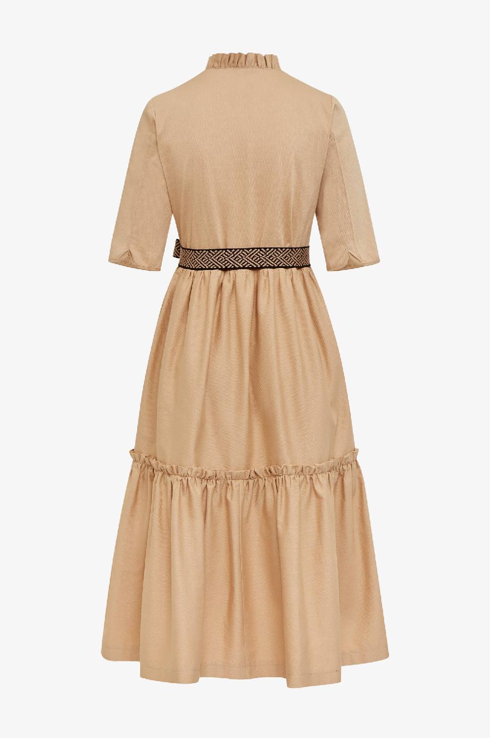 Kinga Mathe Kleid Sue in Sand Kostenloser Versand international
