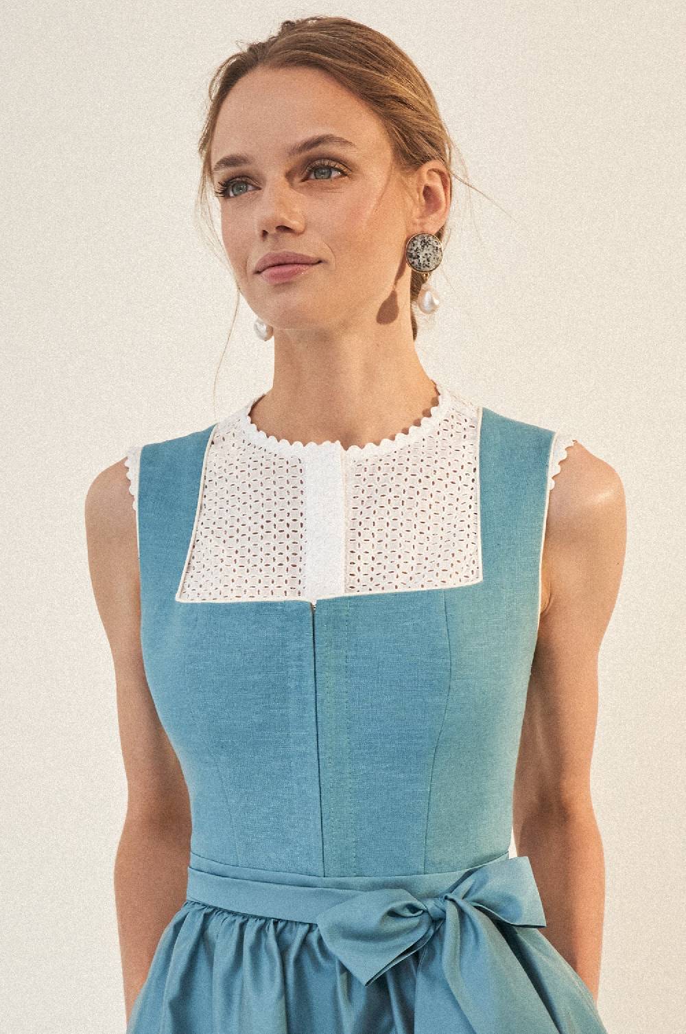 Kinga Mathe Dirndlbluse Romy in Weiß Günstig kaufen