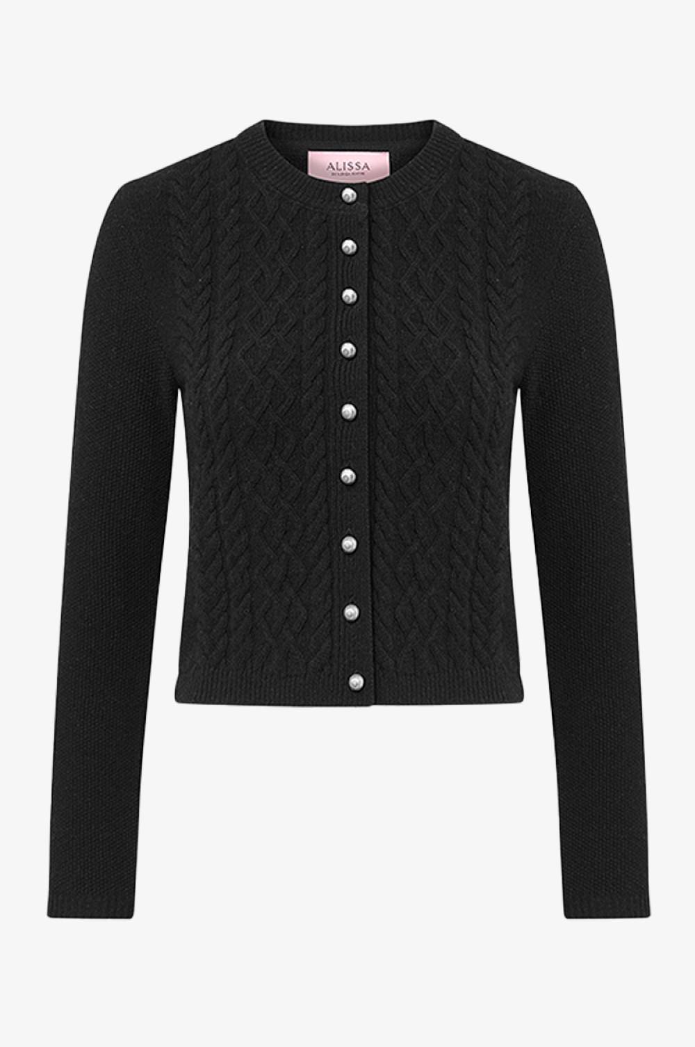 Kinga Mathe Strickjacke Alissa in Schwarz Versandkostenfrei