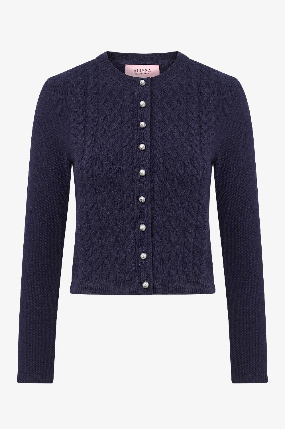 Kinga Mathe Strickjacke Alissa in Nachtblau Riesige Rabatte