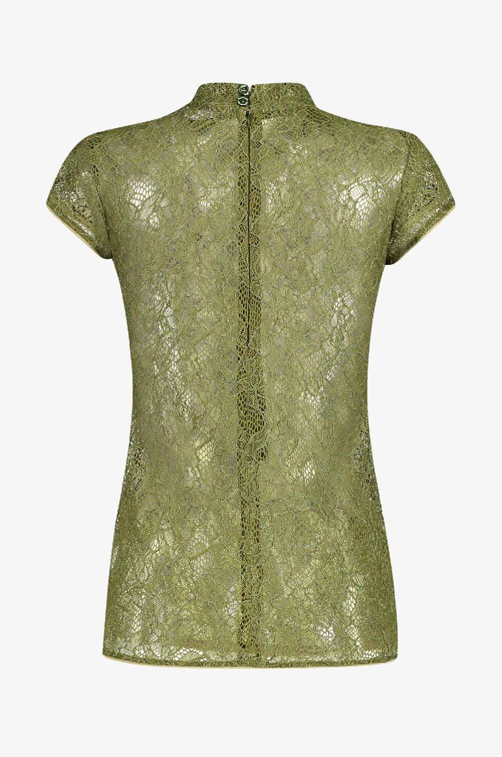Kinga Mathe Top Charlotte in Olive Fabrik Onlineshop