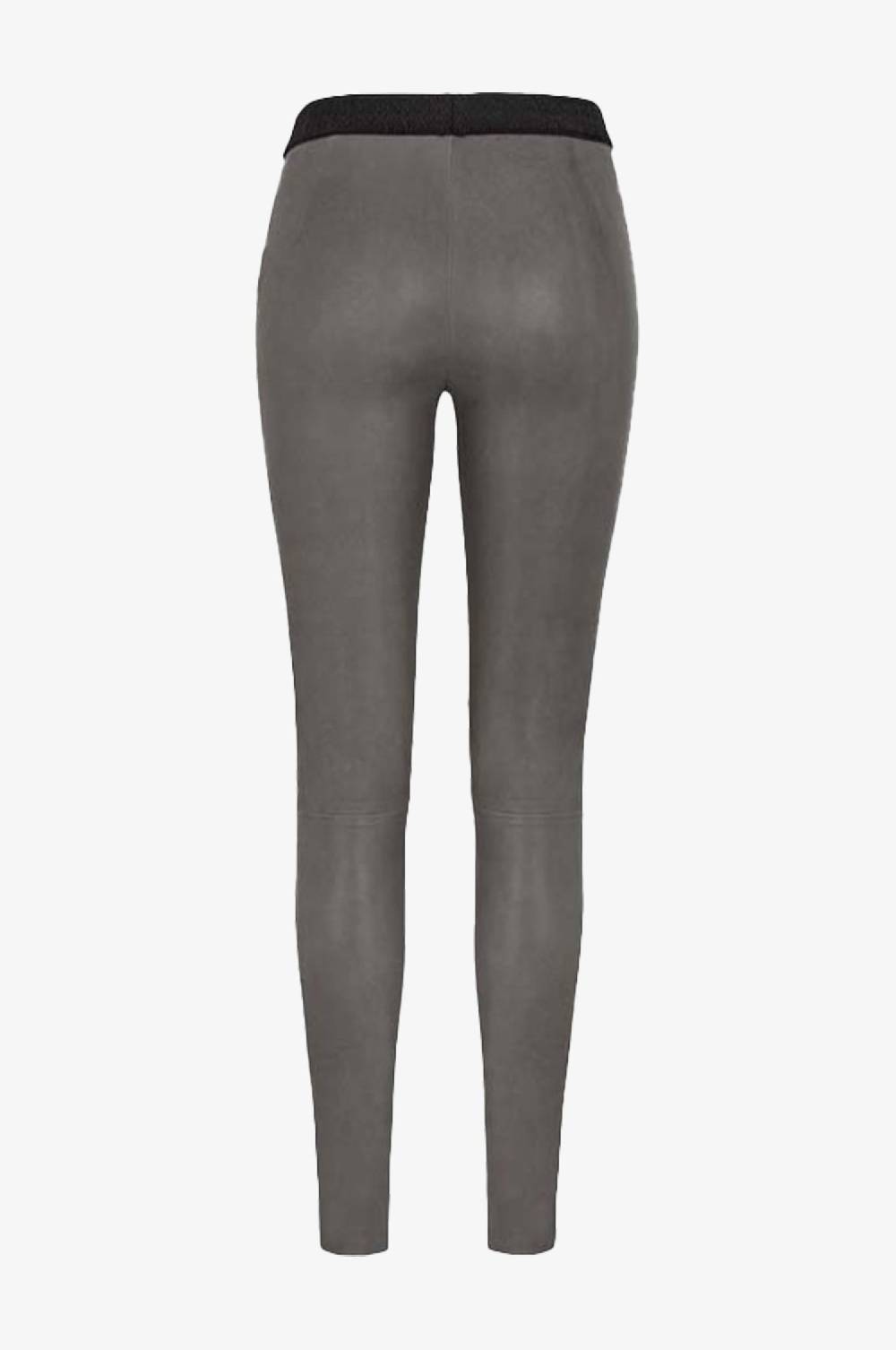 Kinga Mathe Lederhose Sina in Taupe Online Outlet
