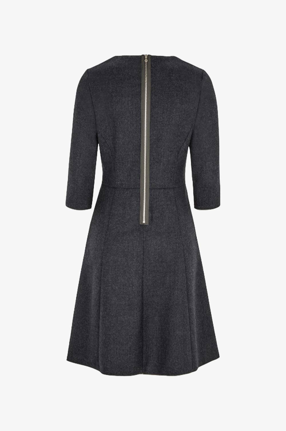 Kinga Mathe Kleid Melissa in Anthrazit Blitzangebot