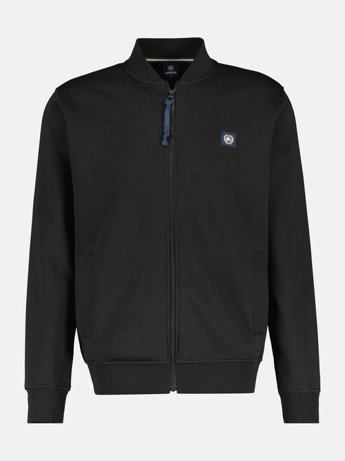 Lerros Sweatjacke mit Collegekragen Große Rabatte