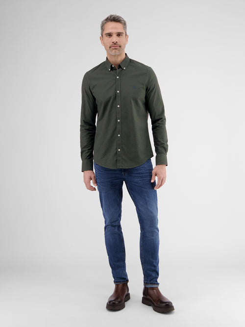 Lerros Oxfordhemd mit Stretchanteil und Button-down-Kragen Tägliche Deals