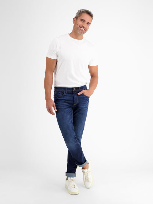 Lerros BAXTER 5-Pocket-Denim im Used-Look, RELAXED FIT, blue Kostenlose Rückgabe