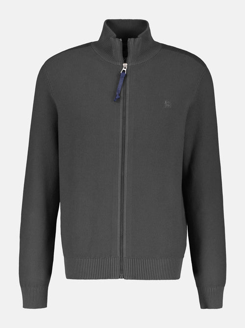 Lerros Leichte Strickjacke für Herren mit schmaler Rippstruktur Letzte 3 Tage