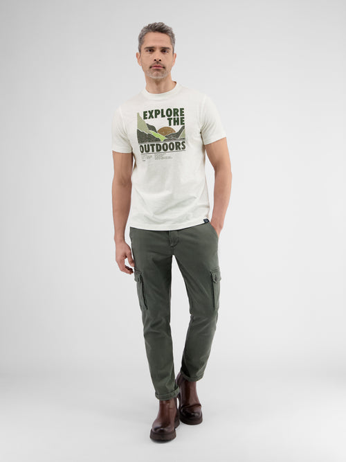 Lerros T-Shirt mit Outdoor-Brustprint Bis zu 50% Rabatt