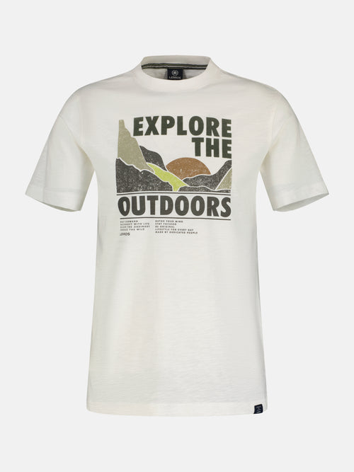 Lerros T-Shirt mit Outdoor-Brustprint Bis zu 50% Rabatt