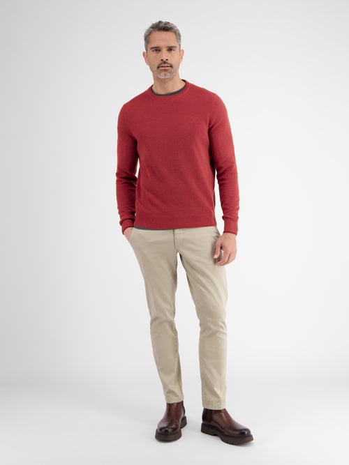 Lerros Leichter Strickpullover mit schmaler Rippstuktur Nur für heute