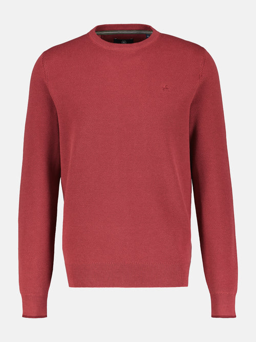 Lerros Leichter Strickpullover mit schmaler Rippstuktur Nur für heute