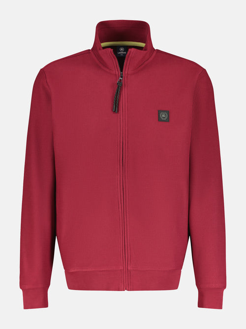 Lerros Sweatjacke in Strukturqualität Vierteljährliche Förderung