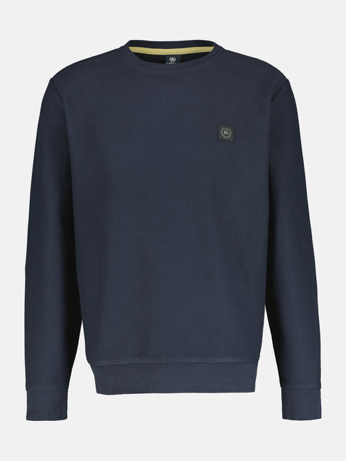 Lerros Herren Sweatshirt in weicher, vorgewaschener Strukturqualität Riesige Rabatte