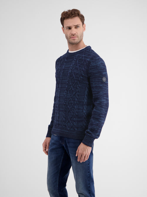 Lerros Herren Strickpullover mit klassisch-modernem Kabelstrickmuster Angebote