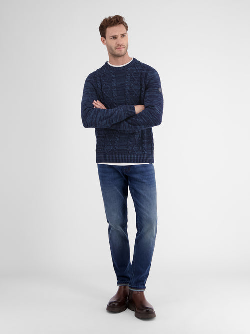 Lerros Herren Strickpullover mit klassisch-modernem Kabelstrickmuster Angebote