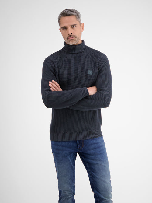 Lerros Stilvoller Rollkragenpullover in Strukturstrickqualität Hotsell