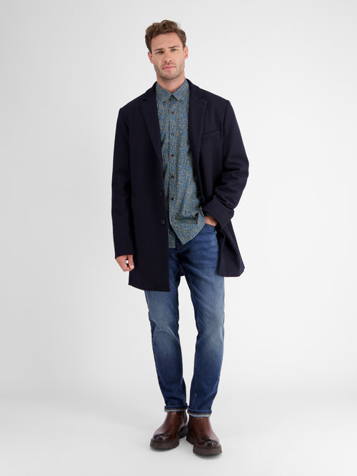 Lerros Poplinhemd mit floralem Minimalprint Online Shopping