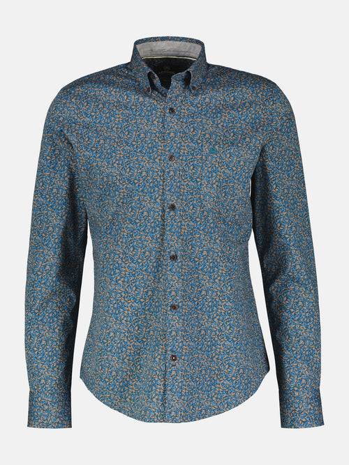 Lerros Poplinhemd mit floralem Minimalprint Online Shopping