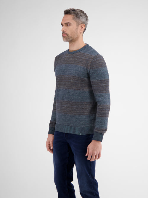 Lerros Strickpullover in Melange-Streifenoptik Cyber Monday