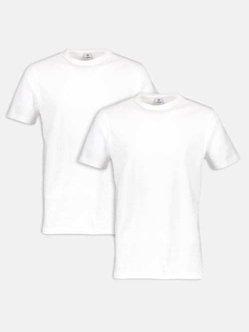 Lerros Doppelpack T-Shirt für Herren, Rundhals in Premium Baumwollqualität Osterangebot