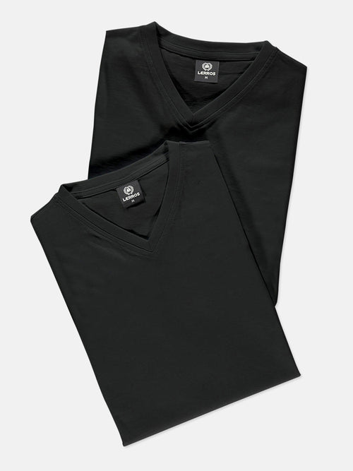 Lerros V-Neck Doppelpack Herren T-Shirt in Premium Baumwollqualität Kauf eins, bekomm eins gratis